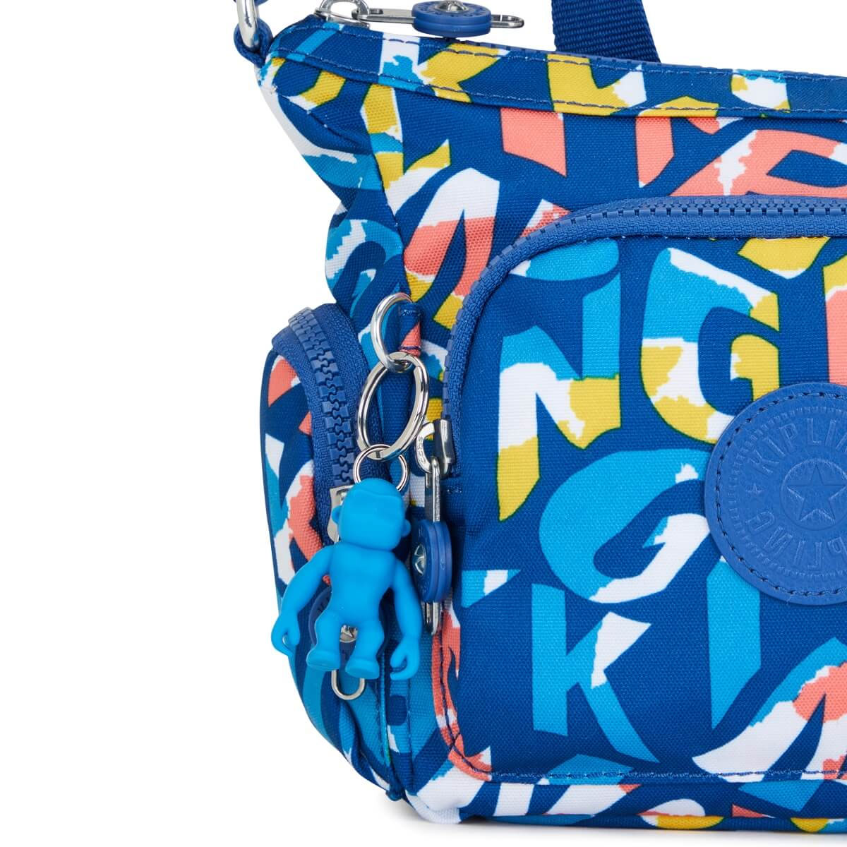 Kipling Gabbie Mini Printed Crossbody Bag - Kipling Neon