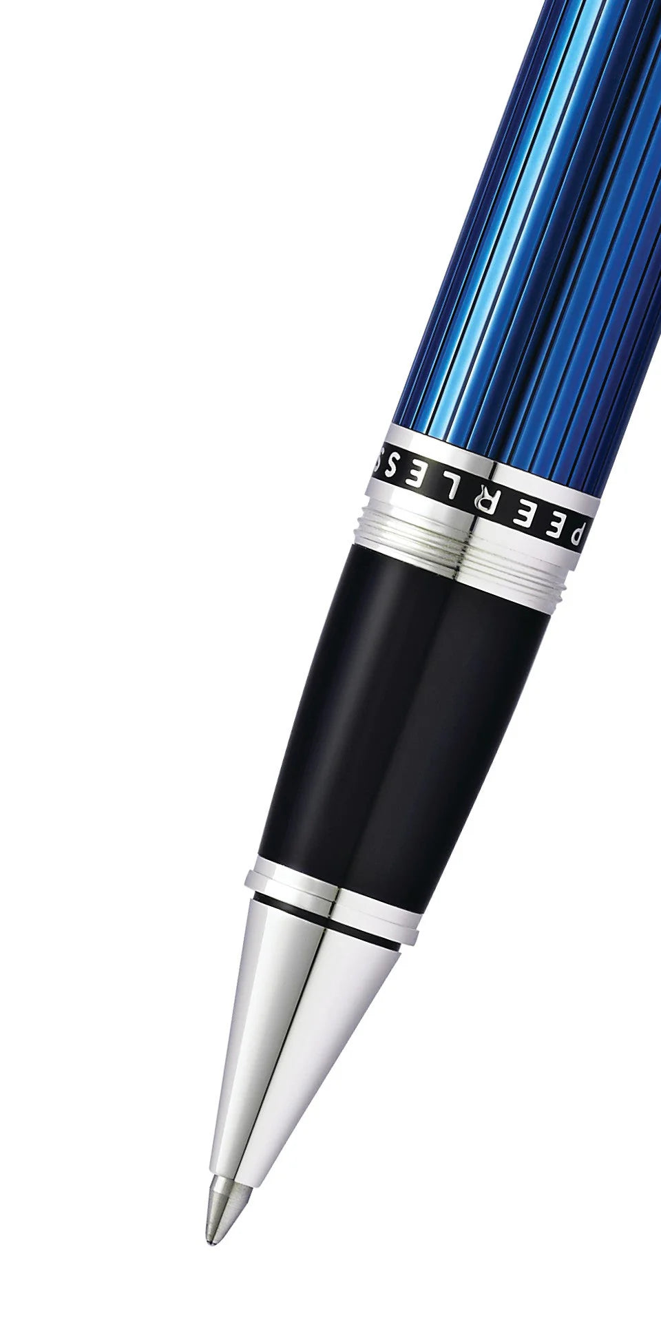 Cross Peerless Translucent Quartz Blue Rollerball Pen