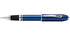 Cross Peerless Translucent Quartz Blue Rollerball Pen