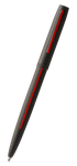 Fisher Matte Black Cap-O-Matic Space Pen - Firefighter