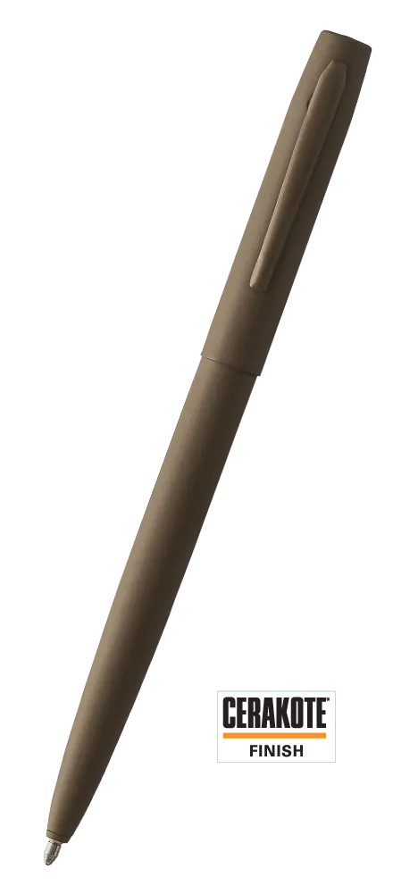 Fisher Flat Dark Earth Cerakote Cap-O-Matic Space Pen