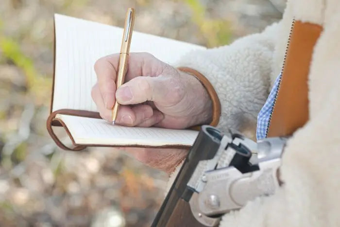 Fisher Antimicrobial Raw Brass Cap-O-Matic Space Pen