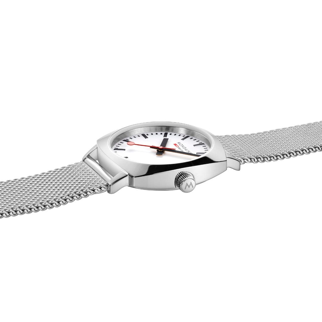Mondaine Petite Cushion Watch Stainless steel, 31 mm MSL.31110.SM