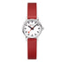 Mondaine EVO2 26 MM Watch, RED VEGAN GRAPE LEATHER