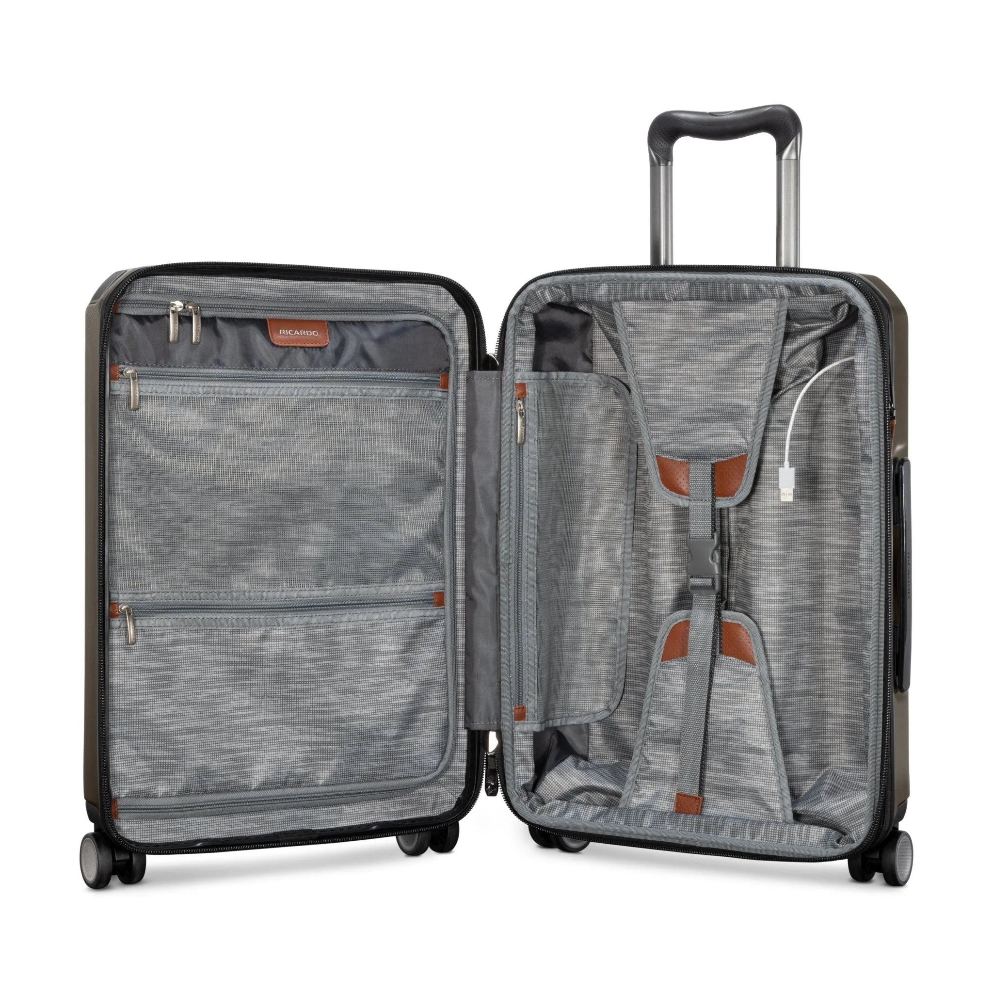Ricardo of Beverly Hills Montecito 2.0 Hardside 2-Piece Set Champagne (21" Carry-On, 29" Large Checked)