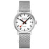 Mondaine Evo2 Automatic Men's Watch, Polished Steel, 35 mm, Stainless Steel Strap
