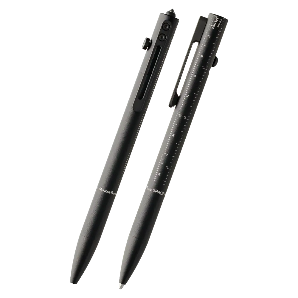 Fisher Measure Twice™ Tactical Bolt-Action Space Pen with Glass Breaker Tip