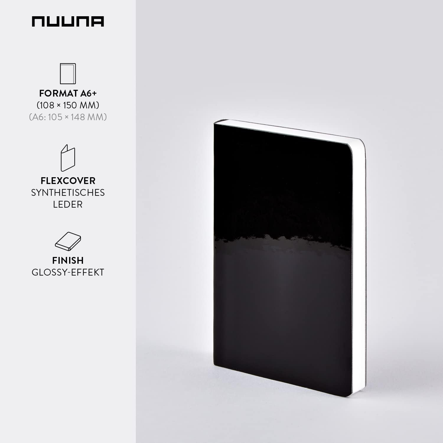 Nuuna Notebook Candy S Shiny Black