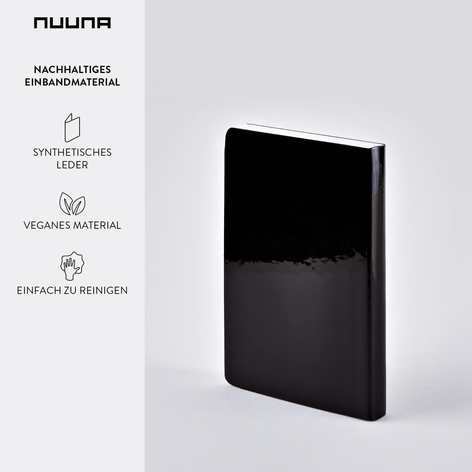Nuuna Notebook Candy S Shiny Black