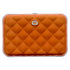 OGON Quilted Button SMART CASE WALLET Orange