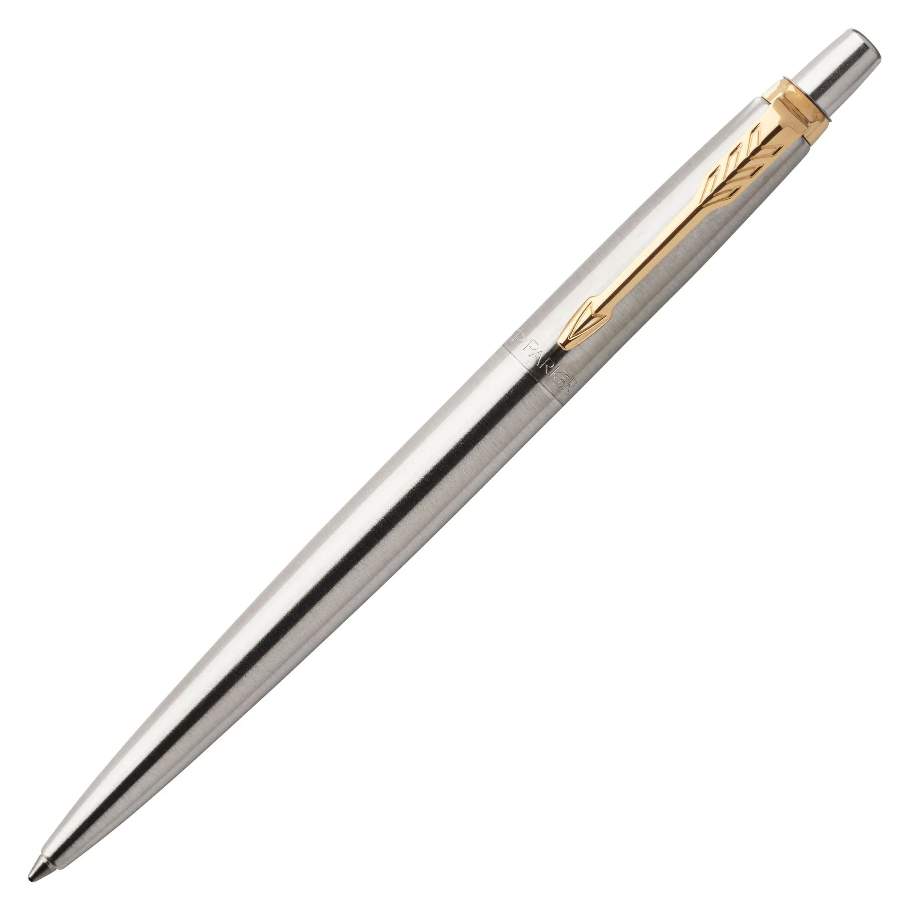 Parker Jotter Stainless Steel Golden Trim Ballpoint Pen