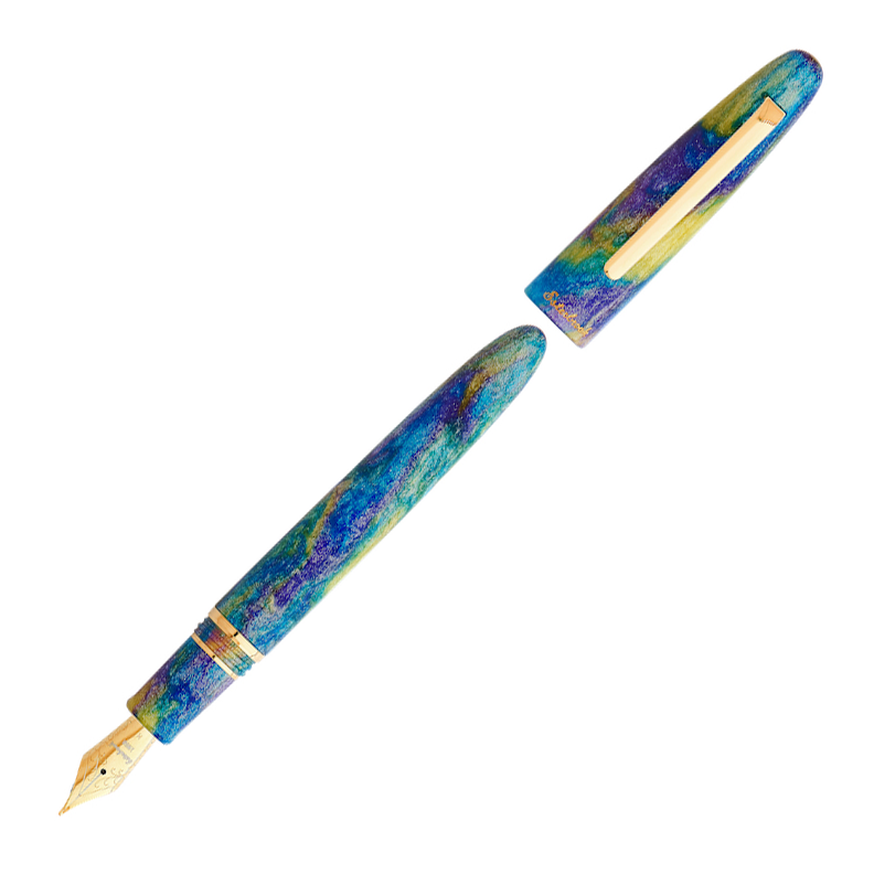 Esterbrook Estie Peacock ESPP10  Over-Size Gold Trim Fountain Pen