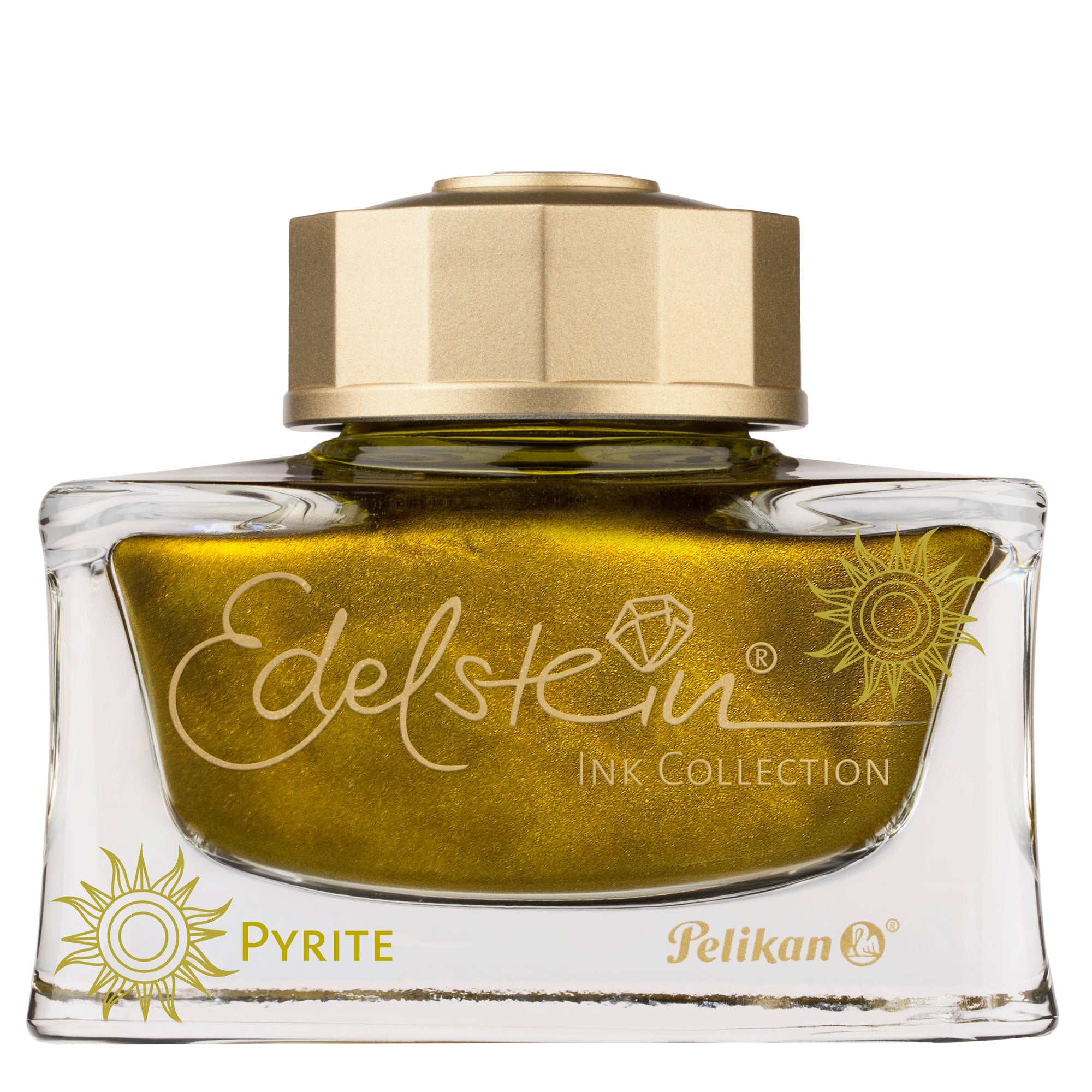 Pelikan 200 SPECIAL EDITION Classic M200 Pyrite Fountain Pen & Ink bottle Set