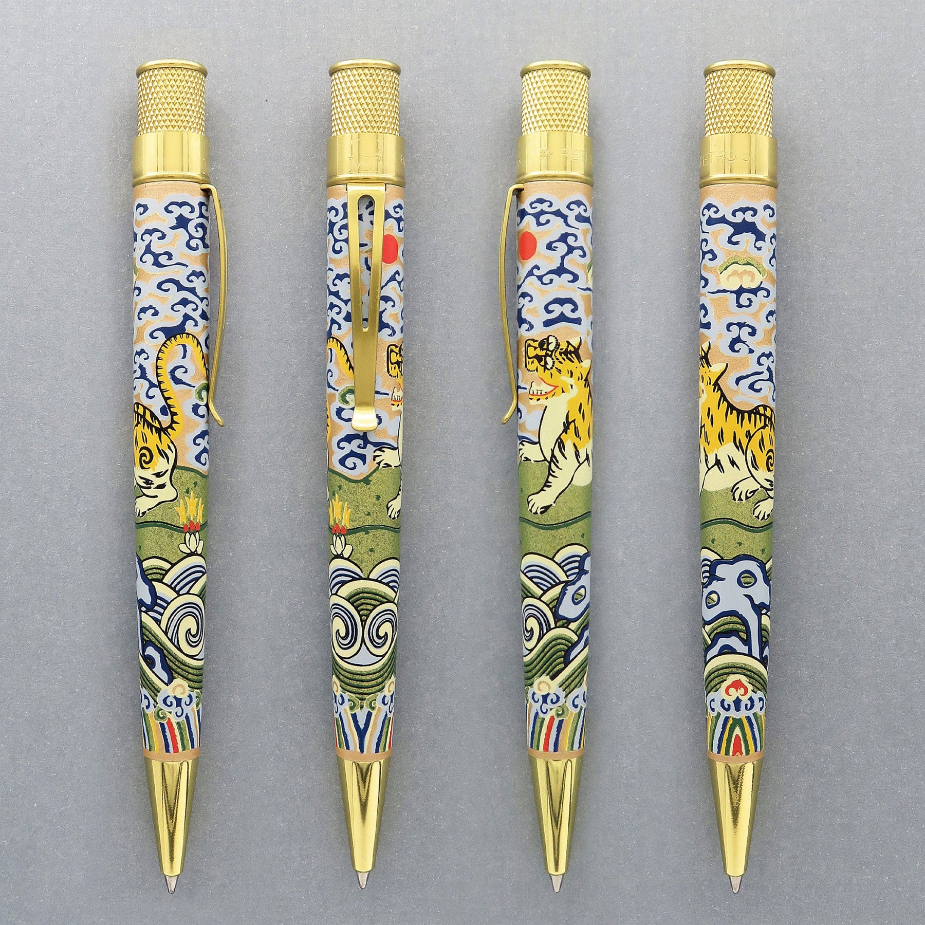 Retro 51 The Metropolitan Museum - Chinese Tiger Rank Badge Rollerball