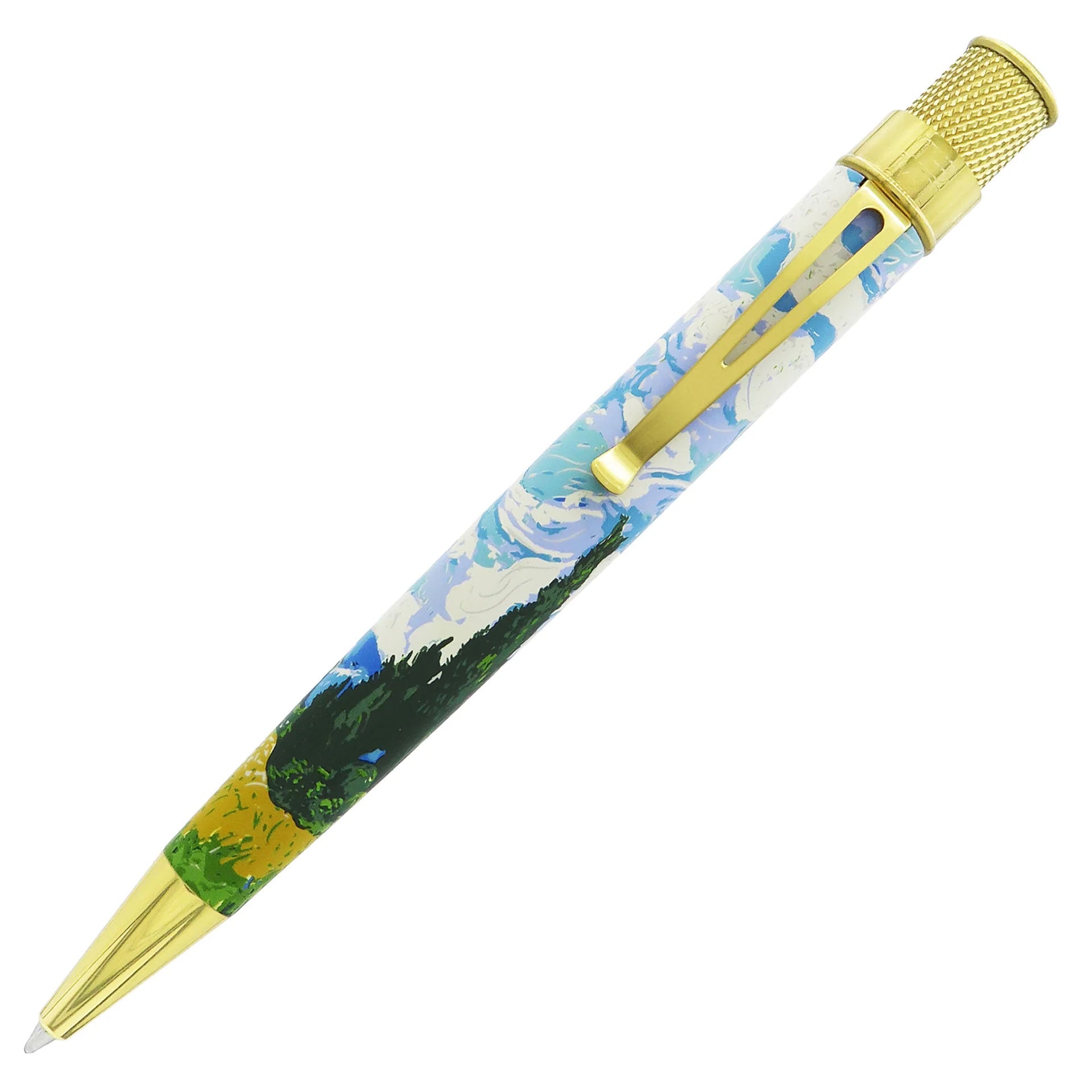 Retro 51 The Metropolitan Museum - Van Gogh Wheat Fields & Cypresses Rollerball