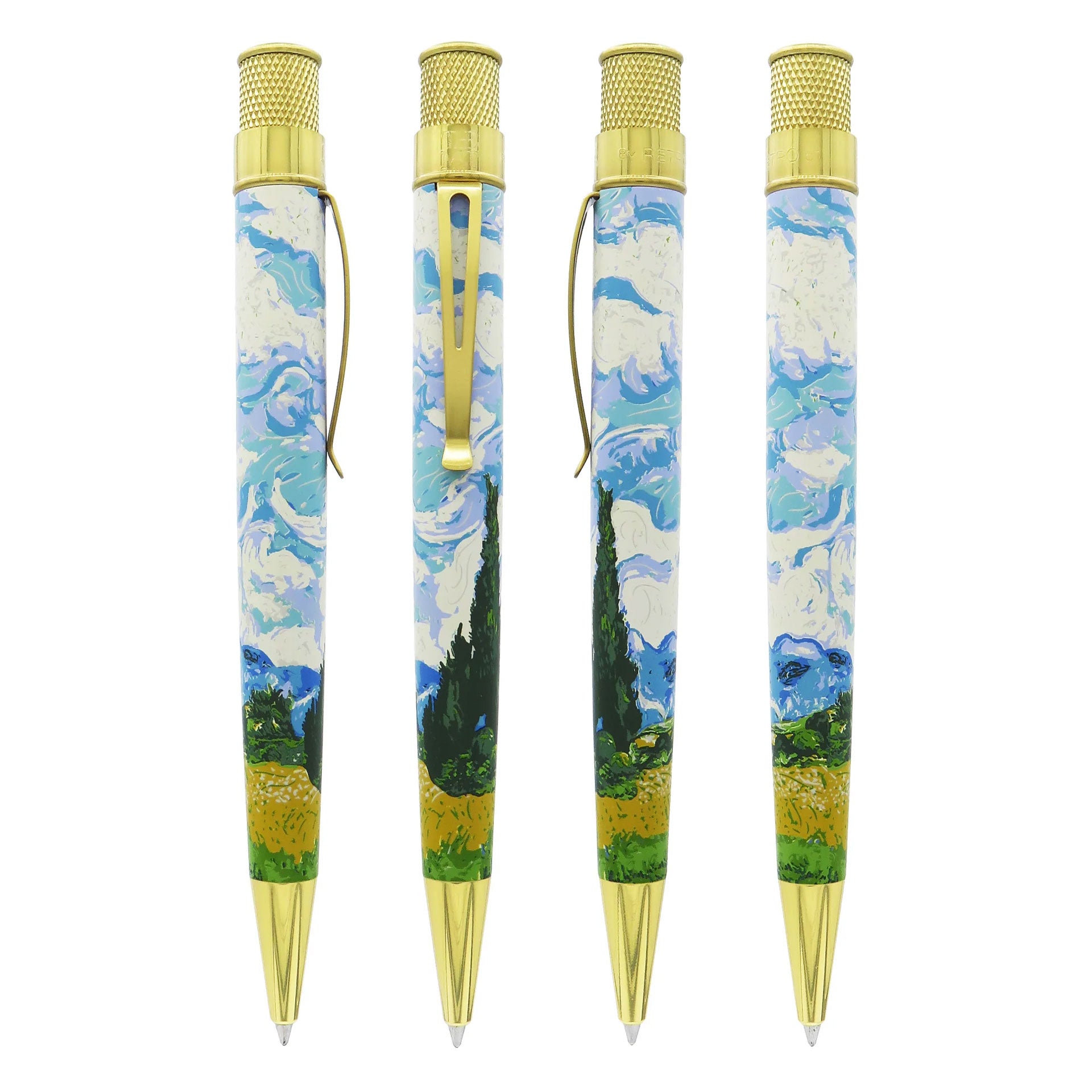 Retro 51 The Metropolitan Museum - Van Gogh Wheat Fields & Cypresses Rollerball