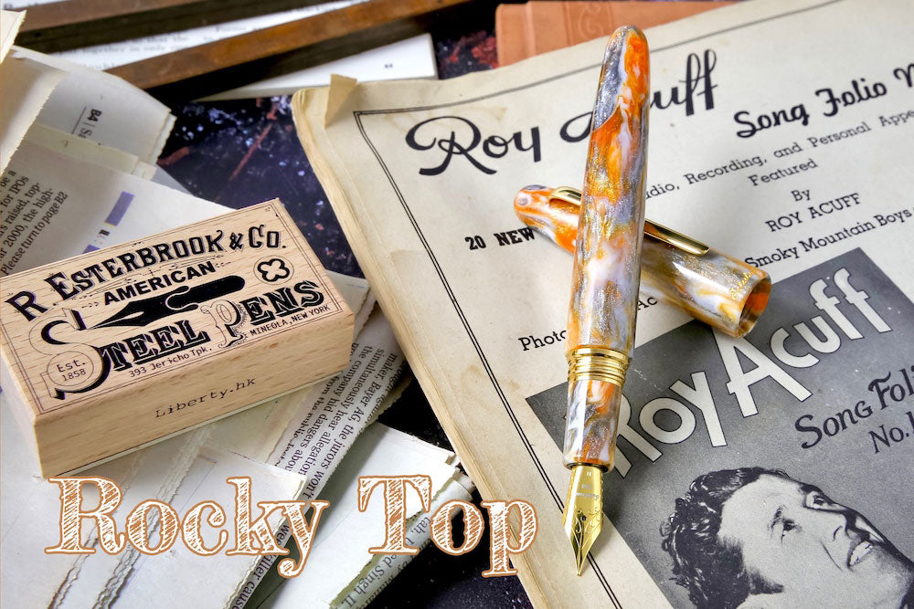 Esterbrook Estie Rocky Top ESPRT10 Oversize Gold Trim Fountain Pen