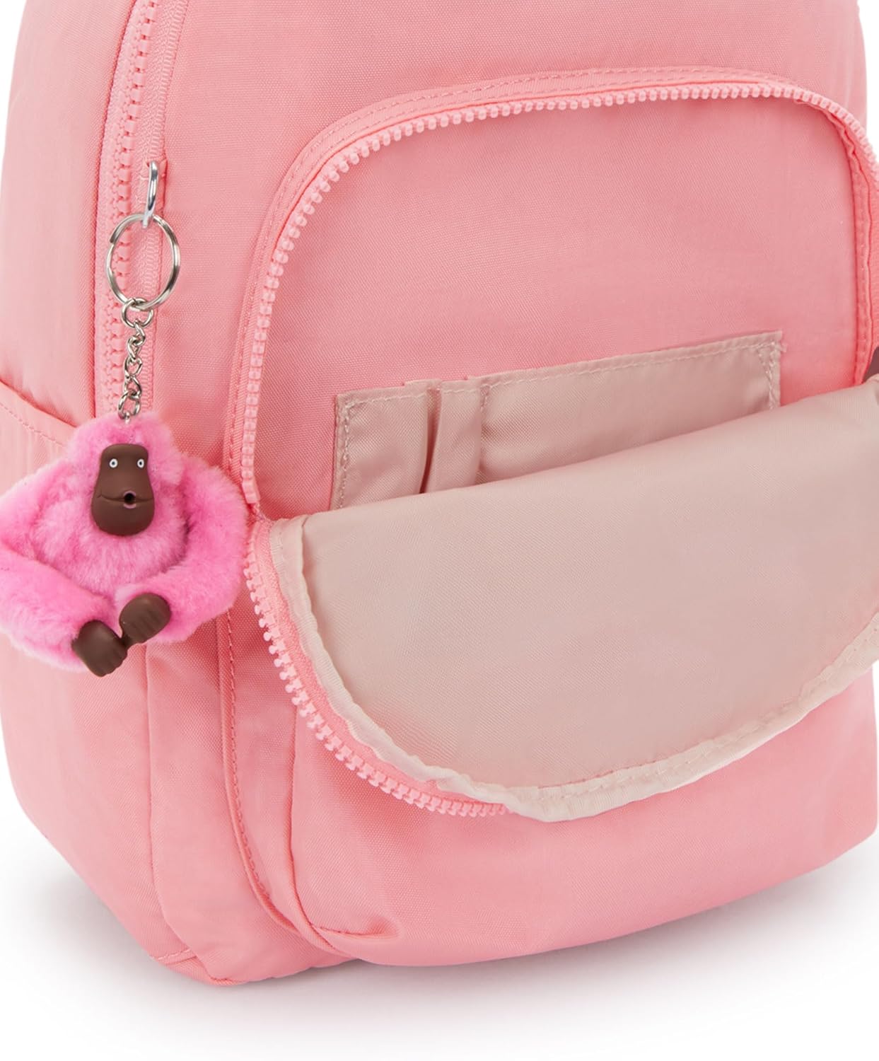 Kipling Seoul Small  Nylon Tablet Backpack - Coral Sea