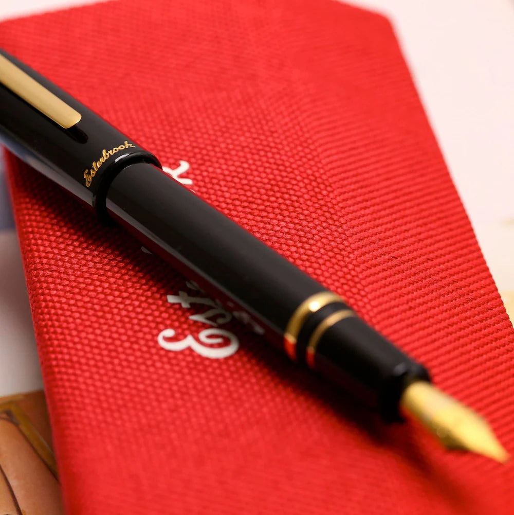 Esterbrook Estie Ebony Black With Gold Trim Regular Size Fountain Pen