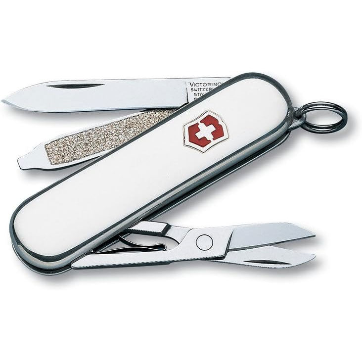 Victorinox Swiss Army Classic Sterling Silver Polished Pocket Knife