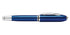 Cross Peerless Translucent Quartz Blue Rollerball Pen