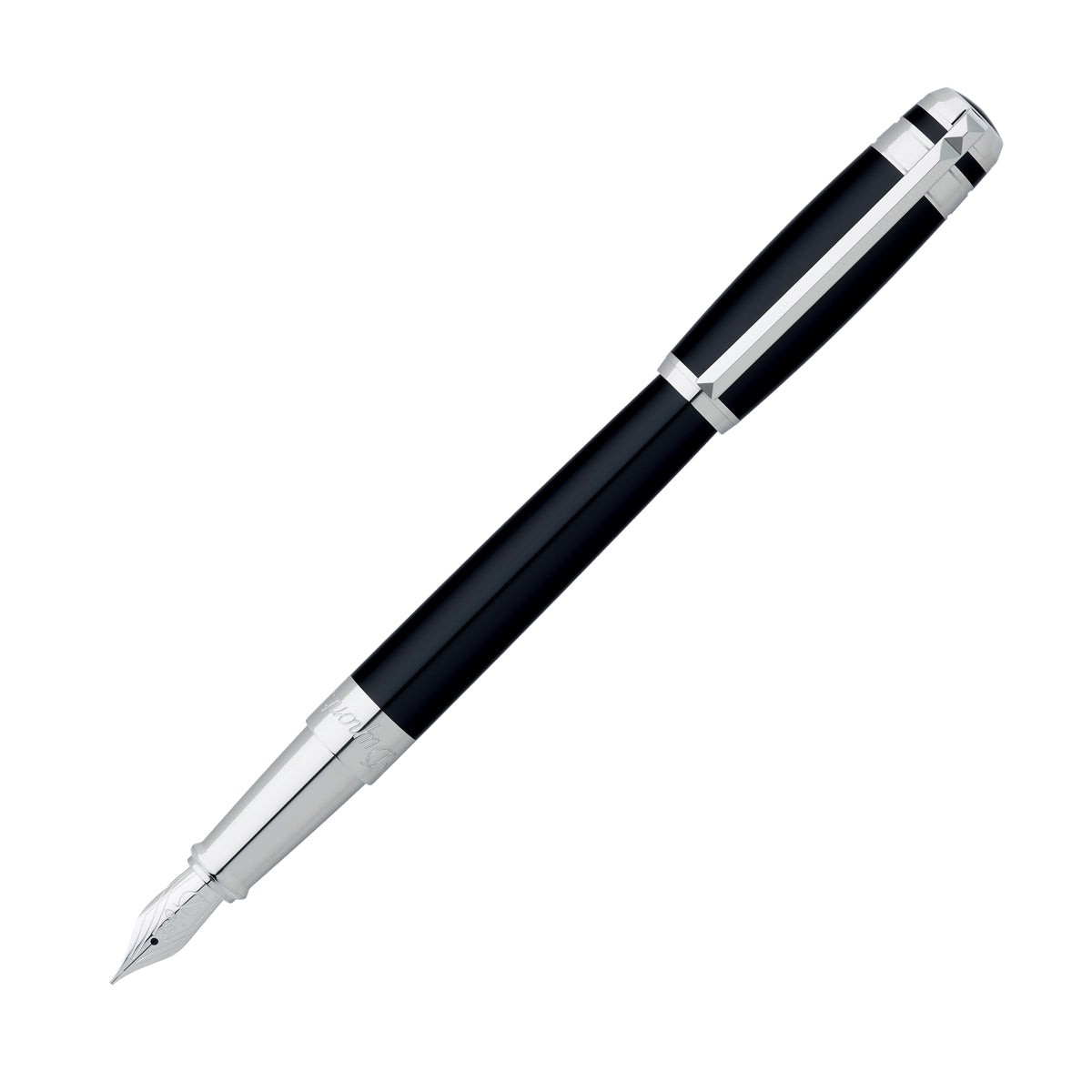 Dupont Line D Fountain Pen Black Lacquer 410606F