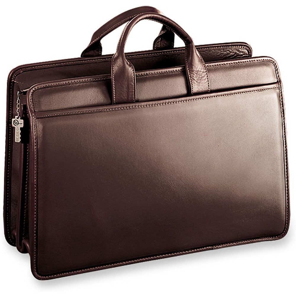 Platinum Special Edition #8203 Triple gusset top zip briefcase