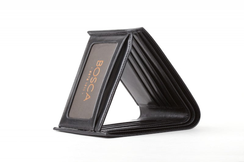 Bosca Bifold With Card / I.D. Flap