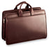 Jack Georges Platinum Special Edition #8202 Double gusset top zip briefcase 