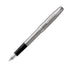 Parker Sonnet Stainless Steel CT Fountain Pen with Steel Nib