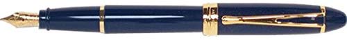 Aurora Ipsilon Deluxe Blue Fountain Pen 14Karat Gold Nib Medium