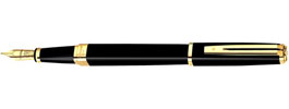 Waterman Pens - Exception Slim Black GT - Fountain Pen