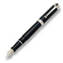 Aurora Pens Talentum Classic Black W/Chrome Trim Fountain Pen