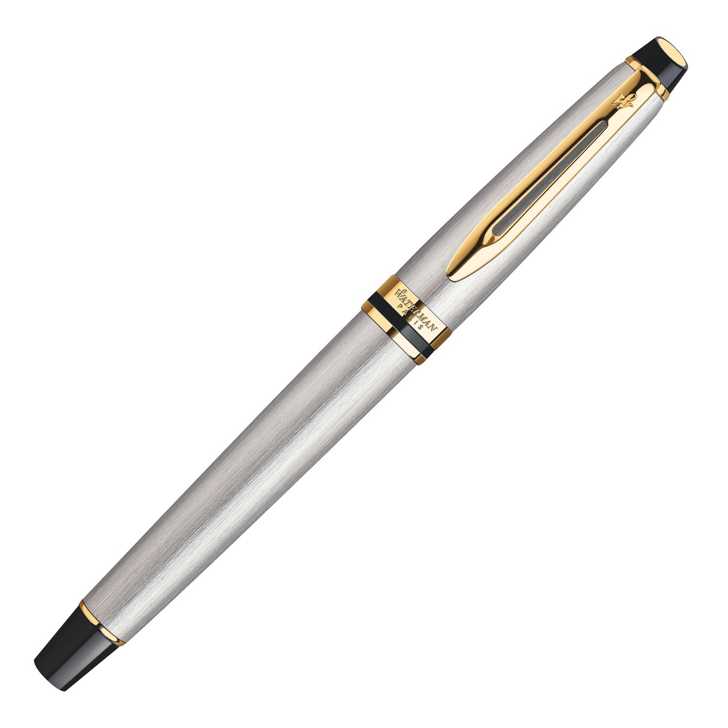Waterman Expert Stainless Steel GT Fountain Pen Fine S0951940 