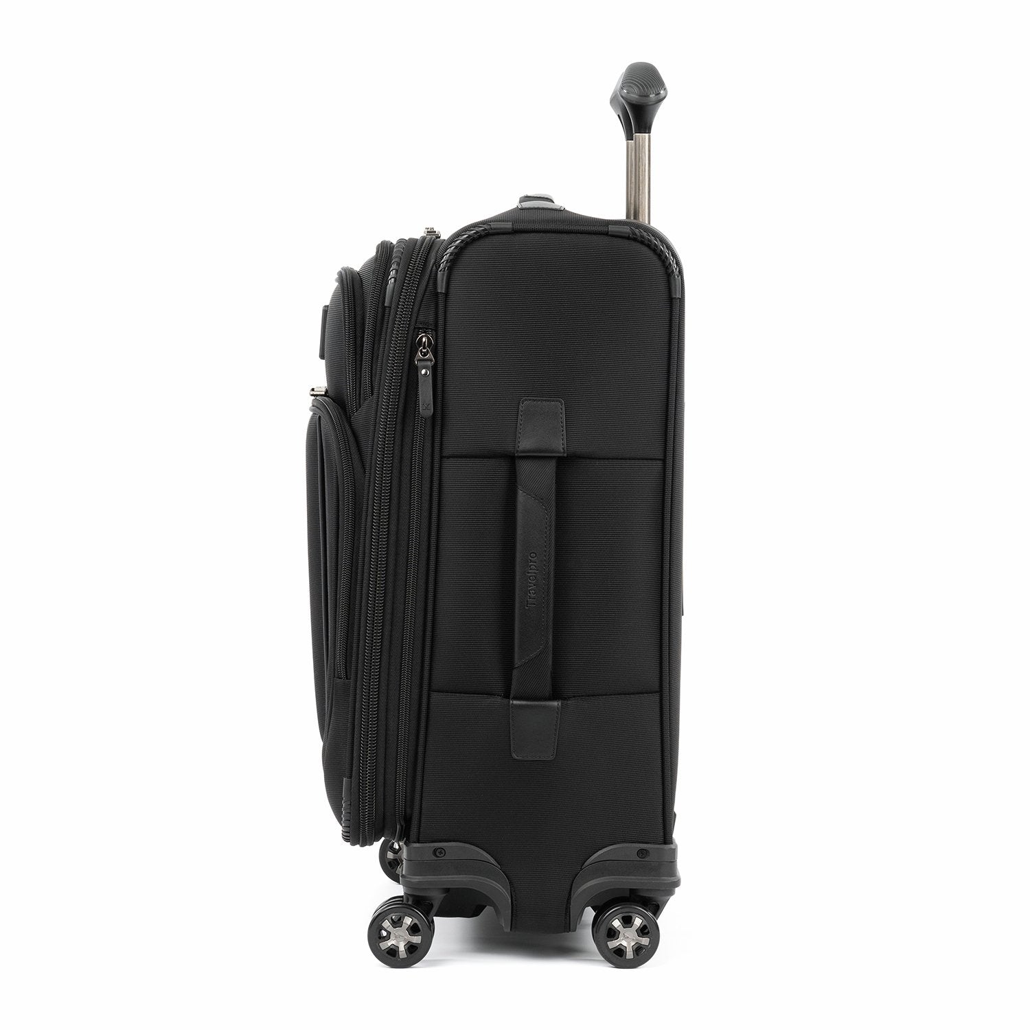 TRAVELPRO CREW™ VERSAPACK™ MAX CARRY-ON EXPANDABLE SPINNER JET BLACK