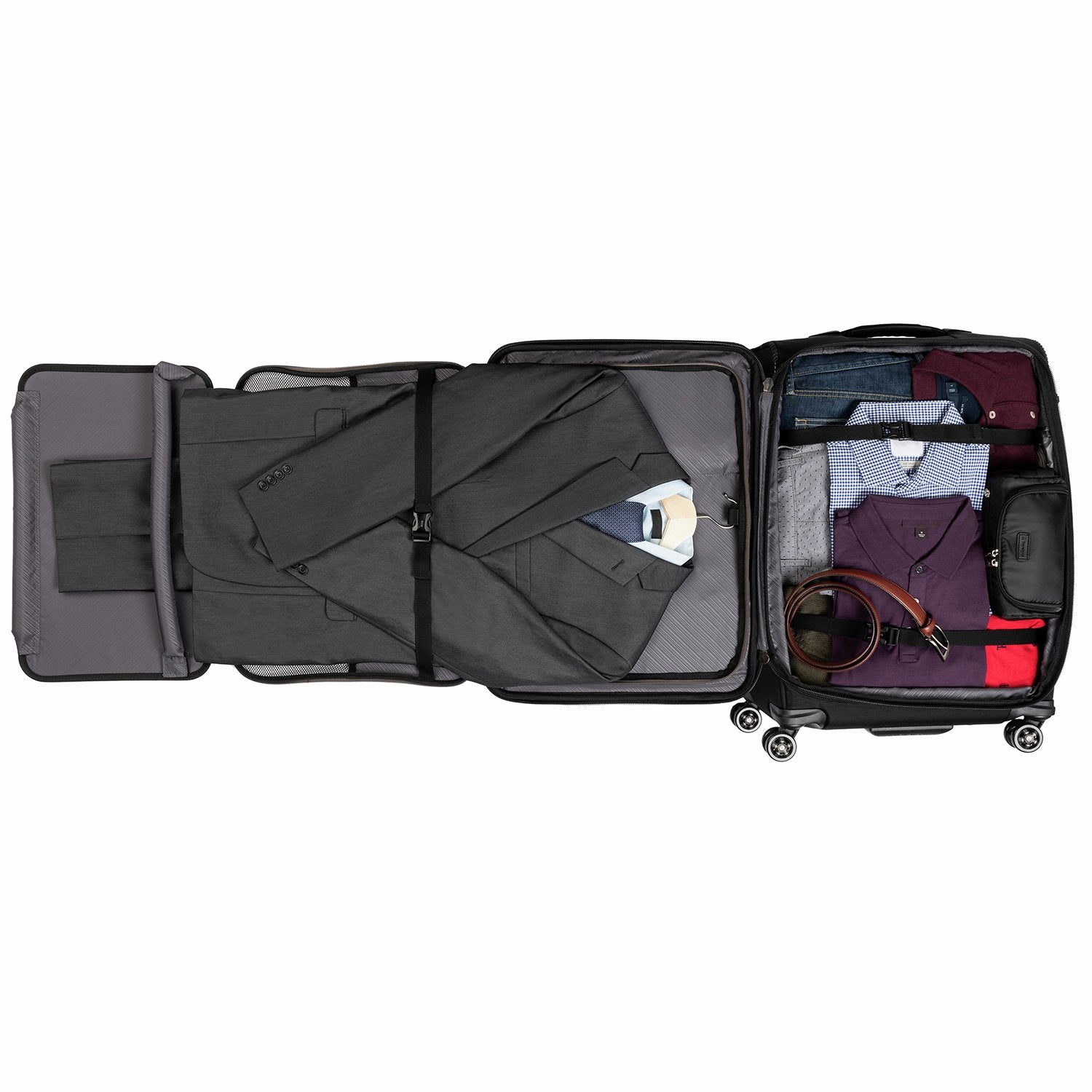 TRAVELPRO CREW™ VERSAPACK™ 25" EXPANDABLE SPINNER SUITER JET BLACK