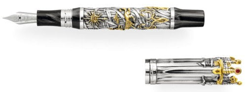 Montegrappa Game of Thrones Sterling Silver The Iron Throne Fountain Pen