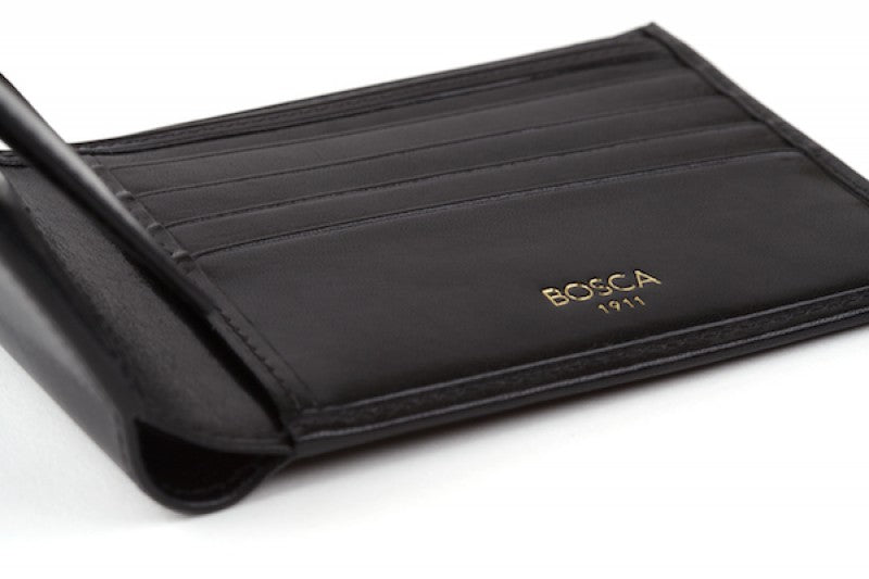 Bosca Bifold With Card / I.D. Flap