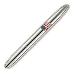 Fisher Space Pens - 600AF Chrome Bullet Space Pen With American Flag