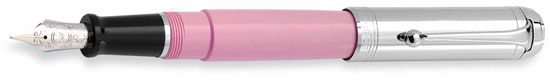 Aurora Pink w/ Chrome Cap Fountain Pen