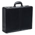 Mancini Leather Mancini Leather Expandable Attache Case, 17.75" x 4.5" x 14", Black