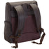 Mancini Leather Backpack with RFID Secure pocket for 15.6" Laptop and Tablet, 12" x 6" x 15", Brown