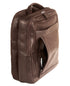 Mancini Leather Backpack for 15.6" Laptop / Tablet, 12" x 5.25" x 15", Brown