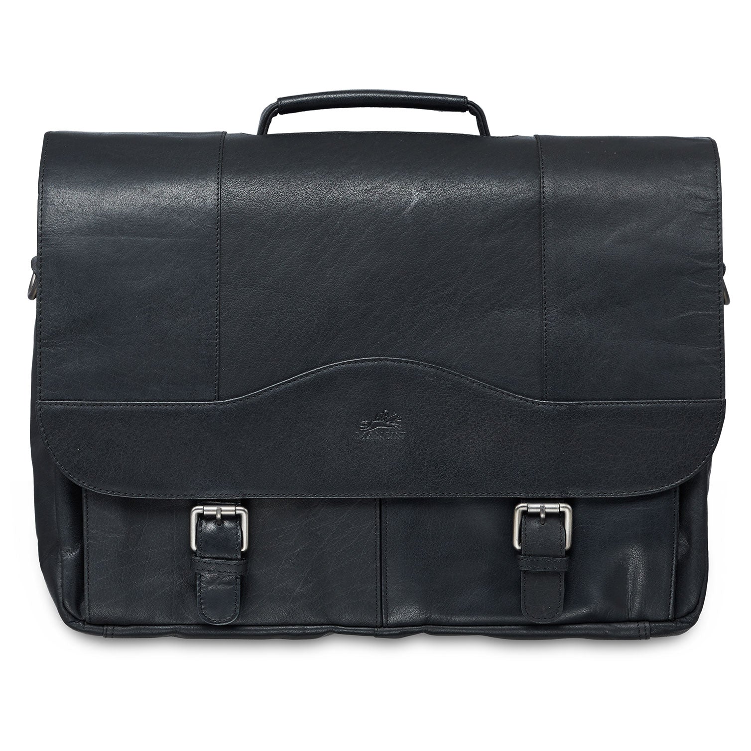 Porthole Briefcase for 15.6" Laptop / Tablet with RFID Secure Pocket, 16" x 4" x 11", Black