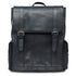 Mancini Leather Backpack for 15'' Laptop, 12.75" x 5.25" x 14.5", Black