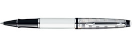 Waterman Expert Deluxe White CT Rollerball Pen