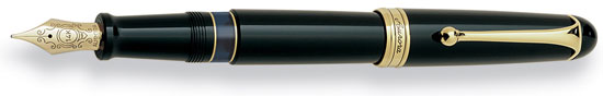 Aurora Black Resin Large Fountain Pen