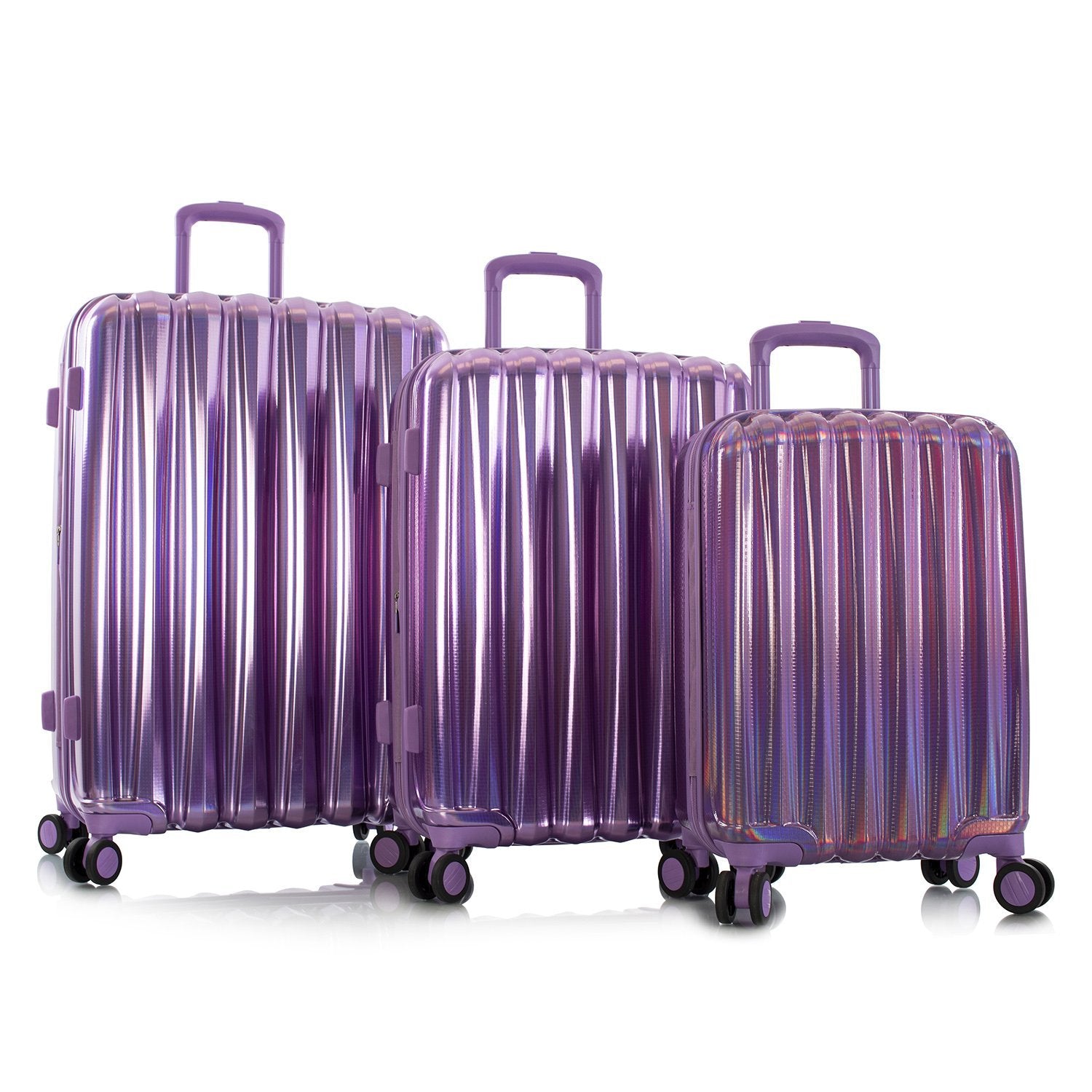 Heys Astro Luggage Spinner 3 Piece Set Purple | altman luggage – Altman ...