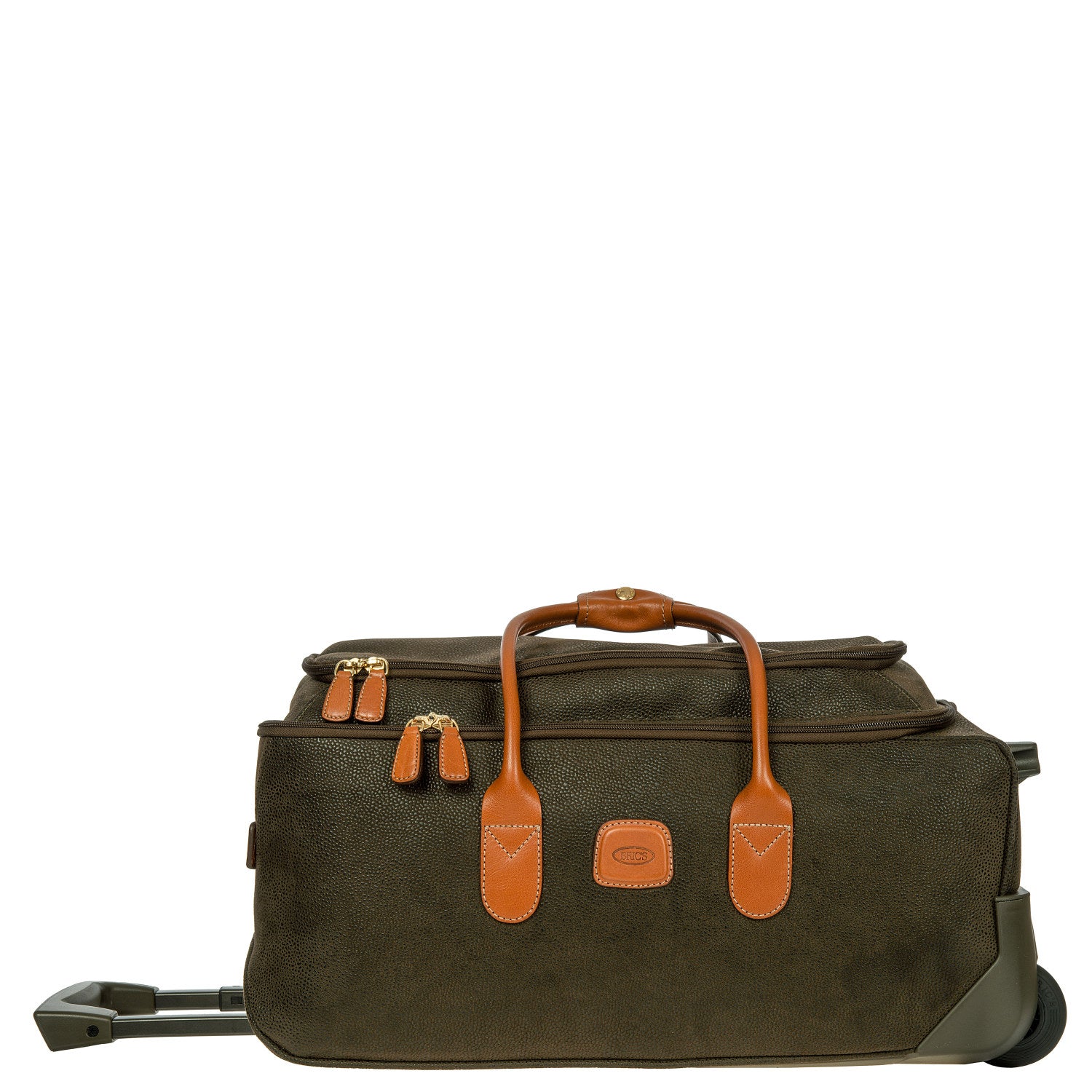 BRIC'S LIFE 21" CARRY-ON ROLLING DUFFLE BAG - OLIVE OR BLACK