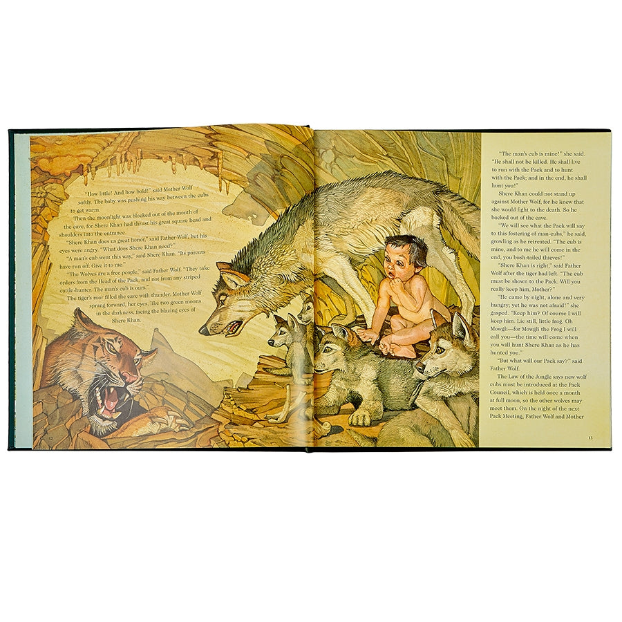 Graphic Image The Jungle Book Green Genuine Leather